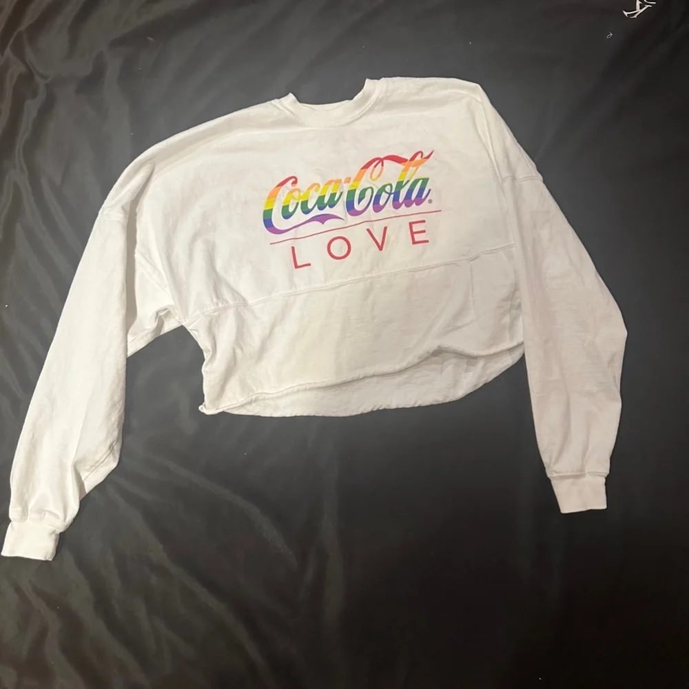 Coke Spirit Jersey Coca-Cola Pride , White, Rainbow, Size S - Picture 2 of 4